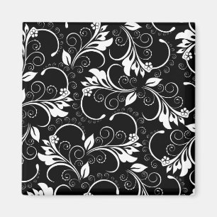vintageblommor magnet