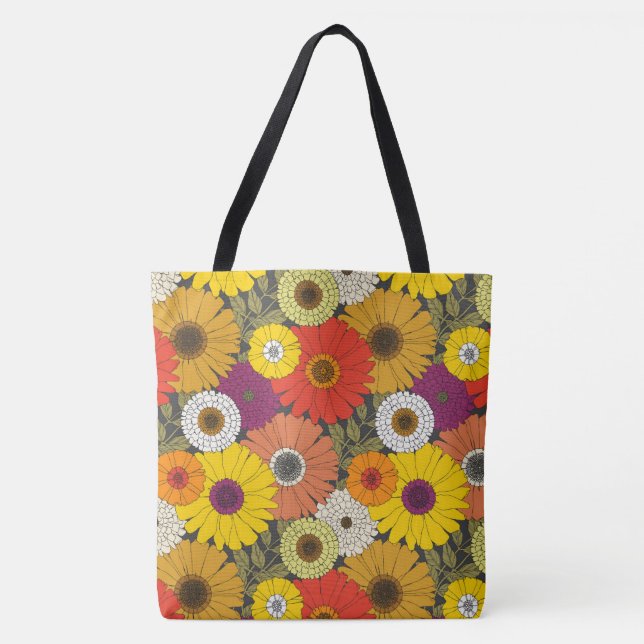 vintageblommor tygkasse (Framsida)
