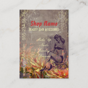 Vintageblommor - visitkort