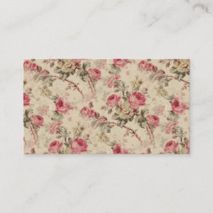 Vintageblommor Visitkort