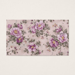 Vintageblommor Visitkort