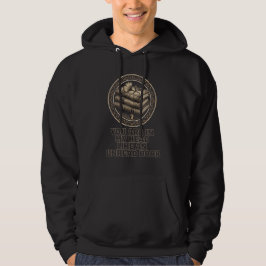 Vintageböcker & Introspektivt Citat Hoodie