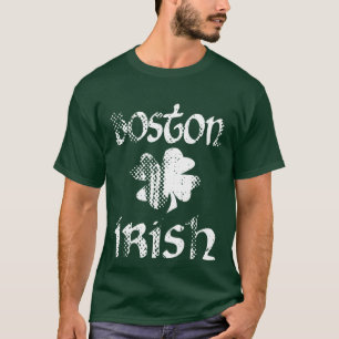 VintageBoston irländare Tee Shirt