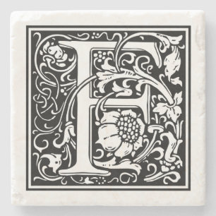 Vintagebrev "F ", Underlägg Sten