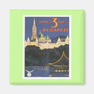 VintageBudapest Ungern Magnet