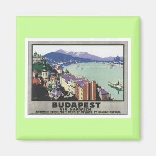 VintageBudapest Ungern Magnet