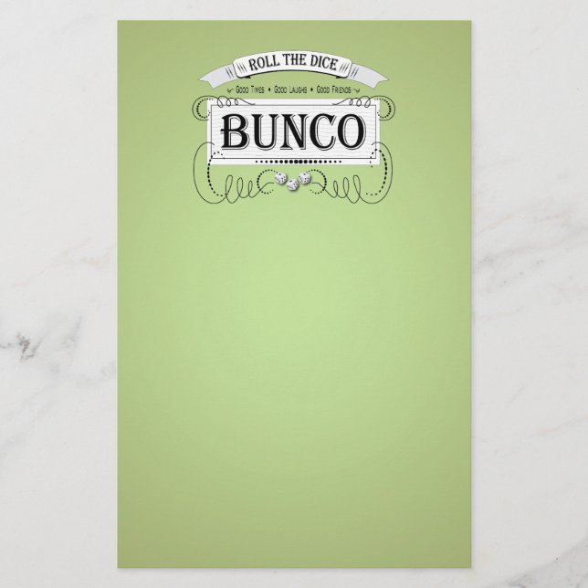 VintageBunco design Brevpapper (Framsida)