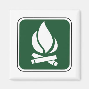 VintageCampfire undertecknar Magnet