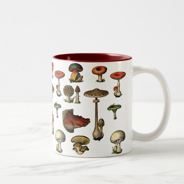 Vintagechampinjonmugg Två-Tonad Mugg (Höger)