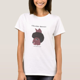 VintageChoc kaniner afro- Bunnie Tee Shirt