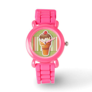 Vintagechokladglass Armbandsur