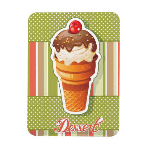 Vintagechokladglass Magnet