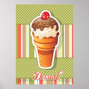 Vintagechokladglass Poster