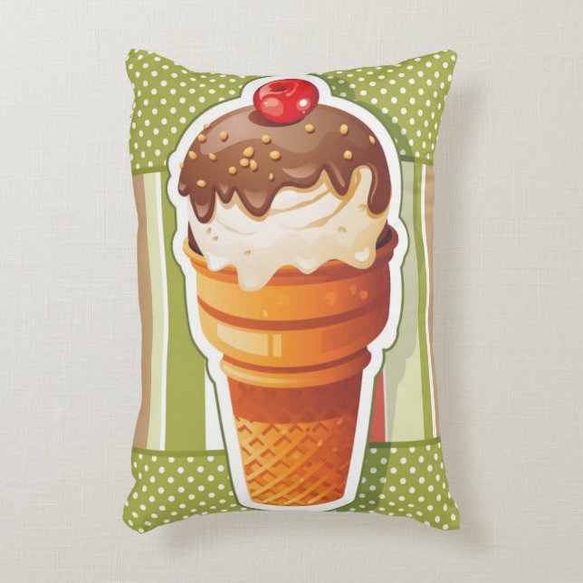 Vintagechokladglass Prydnadskudde (Framsidan(Vertikal))