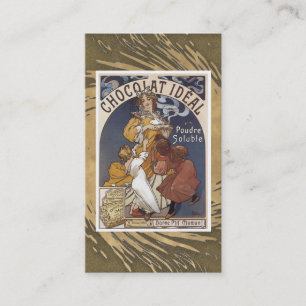 Vintagechokladvisitkort Visitkort