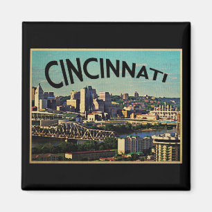 VintageCincinnati horisont Magnet