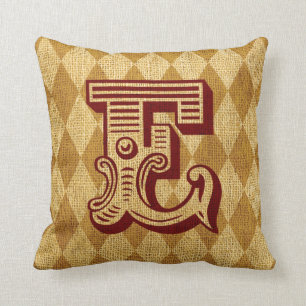 Vintagecirkusbrev E Kudde