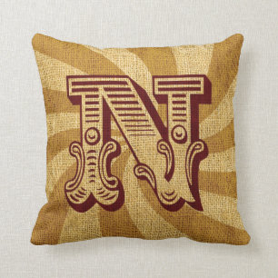 Vintagecirkusbrev N Kudde