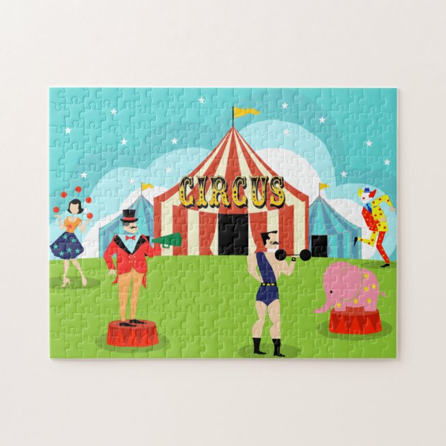 Vintagecirkuspussel Pussel (Horisontell)