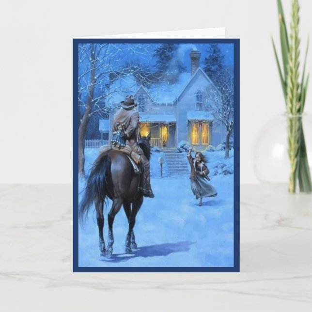 VintageCowboyjul Helgkort (Framsida)