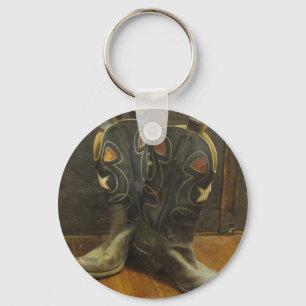 VintageCowboykängor Nyckelring