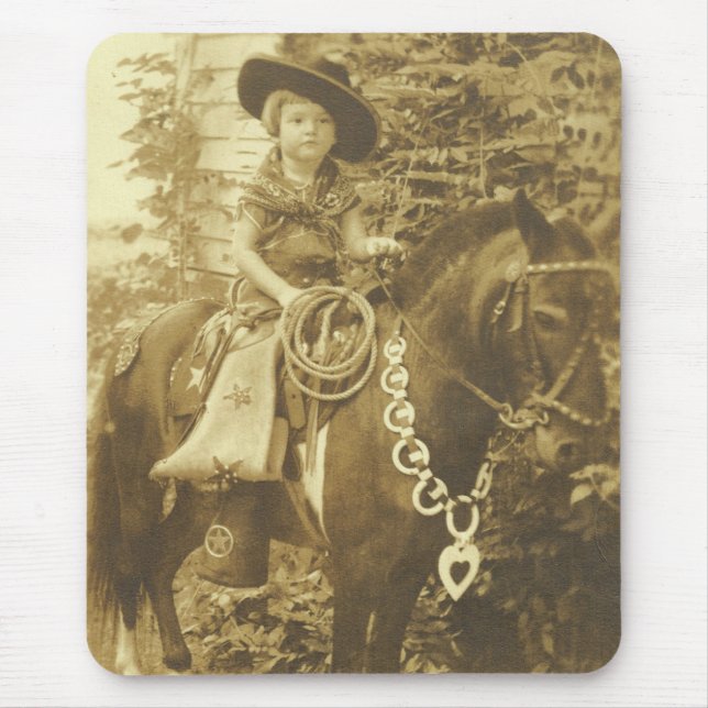 VINTAGECOWGIRL MOUSEPAD MUSMATTA (Framsidan)
