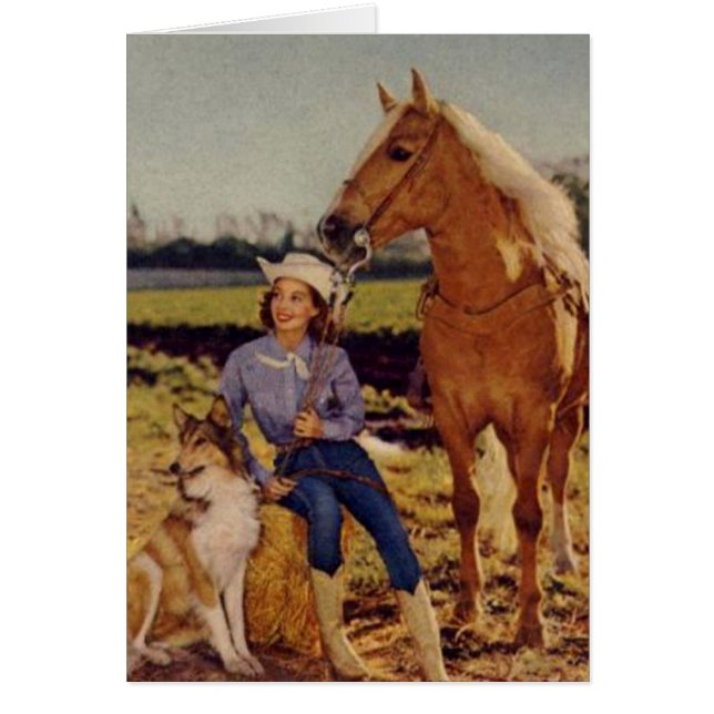 VintageCowgirl OBS Kort (Framsidan)