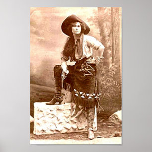 VintageCowgirl Poster