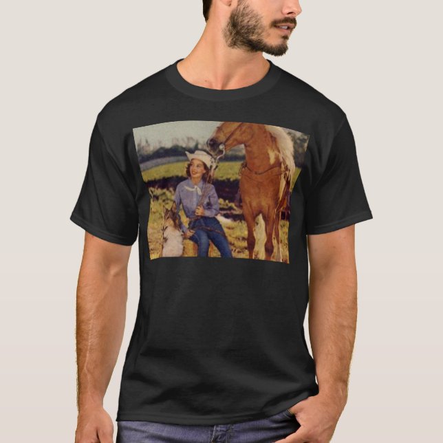 VintageCowgirl T Shirt (Framsida)