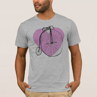 Vintagecykel + Hjärta Tee Shirt