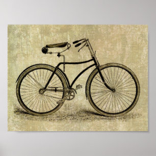 Vintagecykel Poster