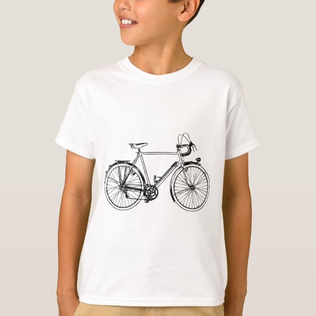Vintagecykel Tee Shirt (Framsida)
