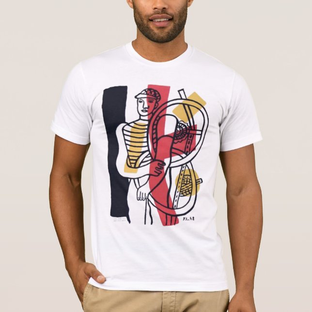 Vintagecykelaffisch T-shirt (Framsida)