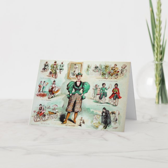 Vintagecykeln noterar kort (Framsida)