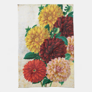 VintageDahlias Kökshandduk