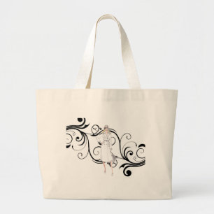 Vintagedam Hangbag Jumbo Tygkasse