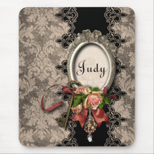 Vintagedamast Mousepad Musmatta