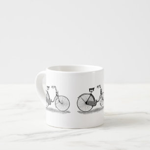 Vintagedamcykel Espressomugg