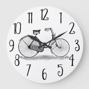 Vintagedamcykel Stor Klocka