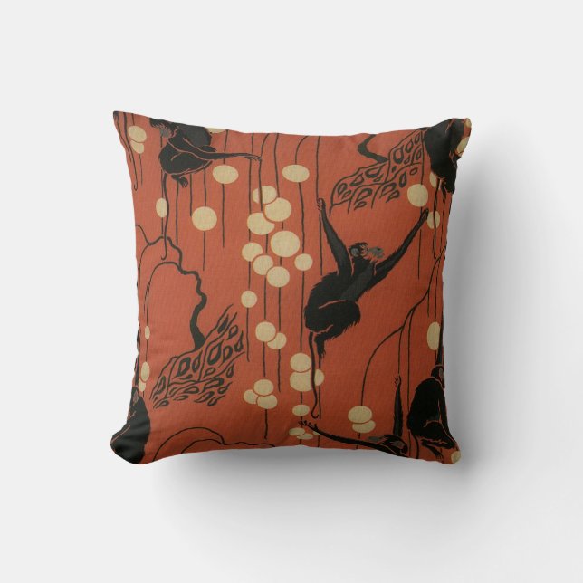 VintageDeco Moderne apor Kudde (Framsida)