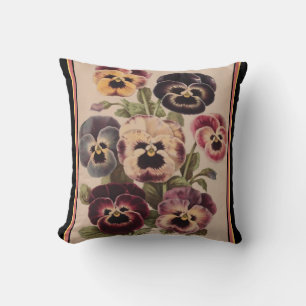 Vintagedesignpansyen kudder kudde