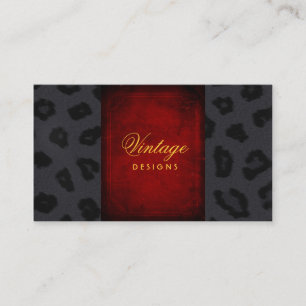 Vintagedesignvisitkort Visitkort
