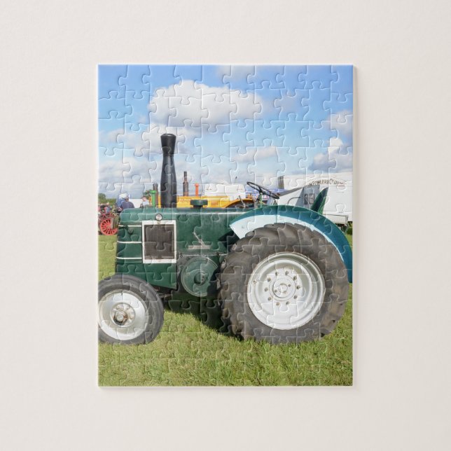 Vintagedieseltraktor Pussel (Vertikal)