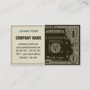 Vintagedollar Visitkort