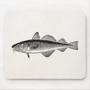 VintageDorse fisk - flottan fiskar den tomma Musmatta