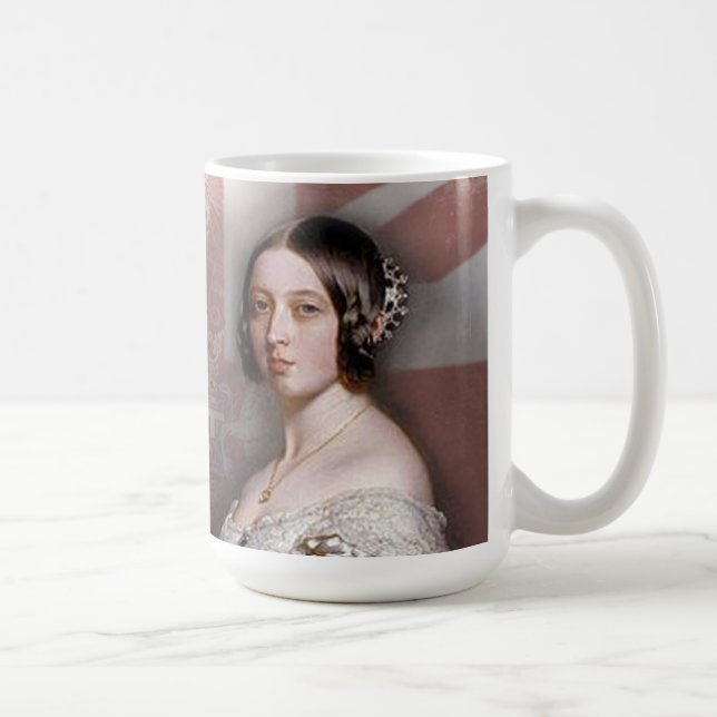 Vintagedrottning Victoria Kaffemugg (Höger)