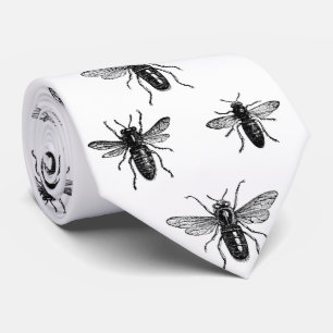 Vintagedrottningbi & arbetebiillustration slips