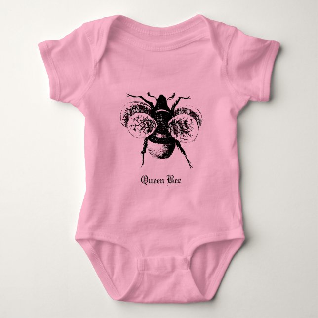Vintagedrottningbi T Shirt (Framsida)