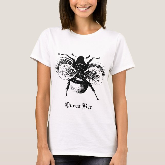 Vintagedrottningbi Tee (Framsida)