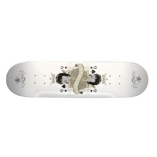 VintagedrottningSkateboard Old School Skateboard Bräda 21,6 Cm